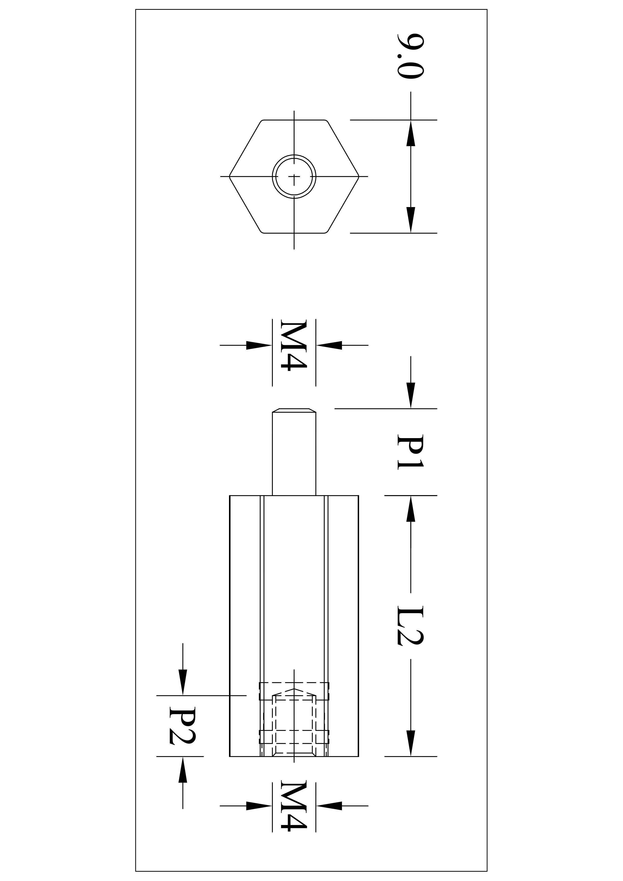 PBT Spacer Standoff Insulators ( Thread-M4 & AF-9.