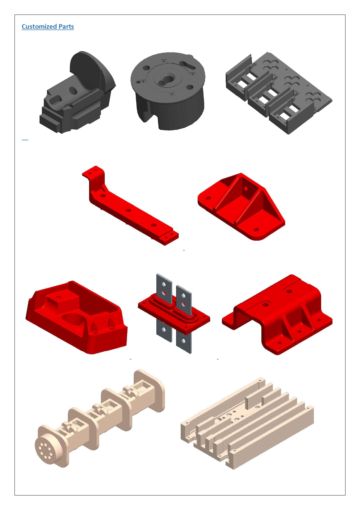 CUSTOM BUSBAR SUPPORTS